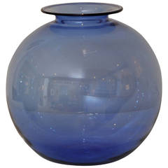 Blue Daum Vase Blue Daum Vase