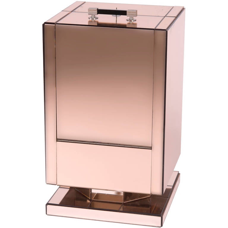 Art Deco Mirrored Bar Cabinet