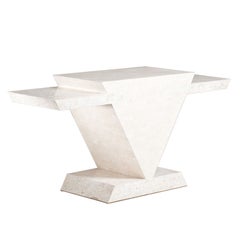 1980s Tessellated Stone Console Table