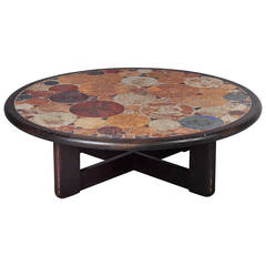 Vintage Tue Poulsen ceramic coffee table