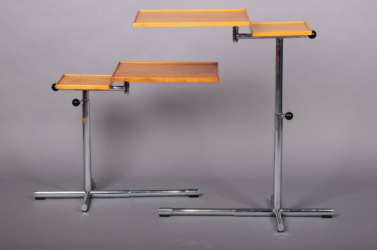 Pair of tables by Embru
