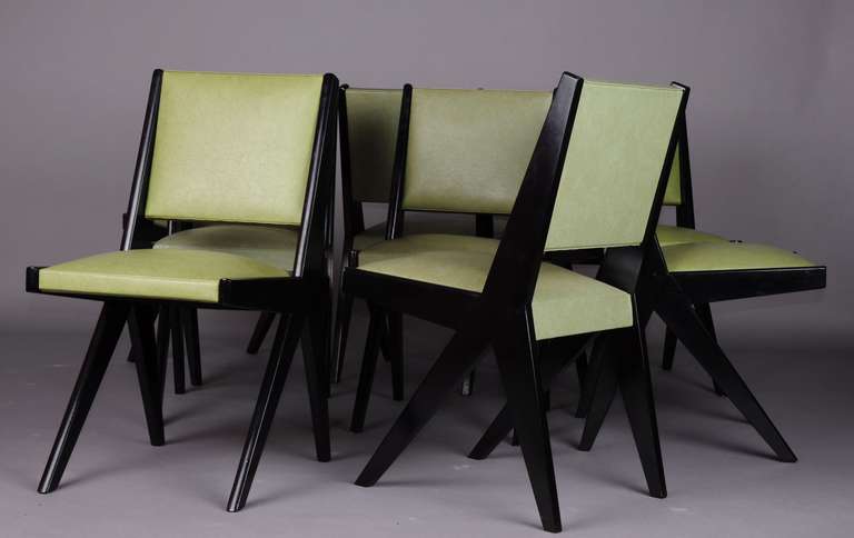 Set of Eight Dining Chairs 1
