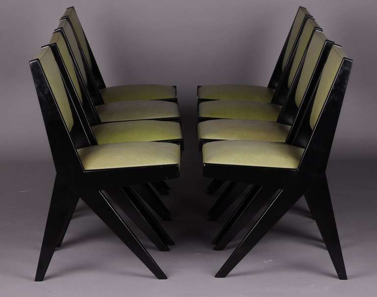 set of 8 dinning chairs