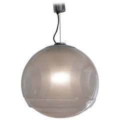 Large Carlo Nason Globe Pendant Lamp by Mazzega