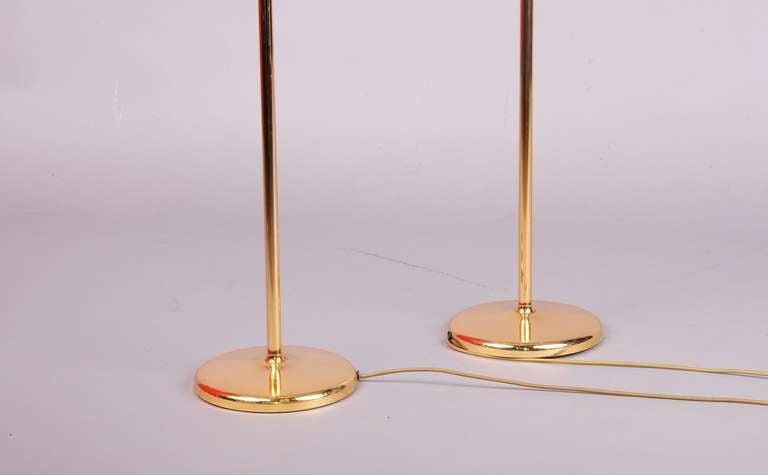 Mid-20th Century Pair of Floor Lamps