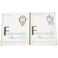 Two Books  "Ferronnerie d Aujourd'Hui" Charles Moreau
