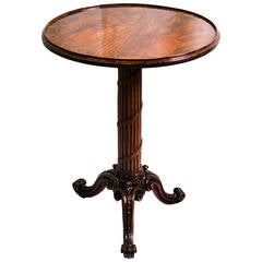 19th Century Italian Rosewood Small Table