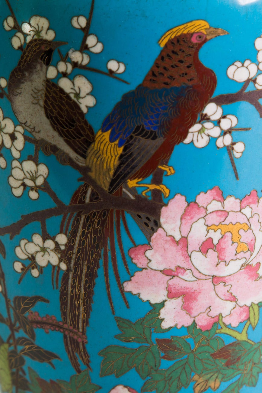 19th Century Chinese Cloisonnè Pair of Vases 2