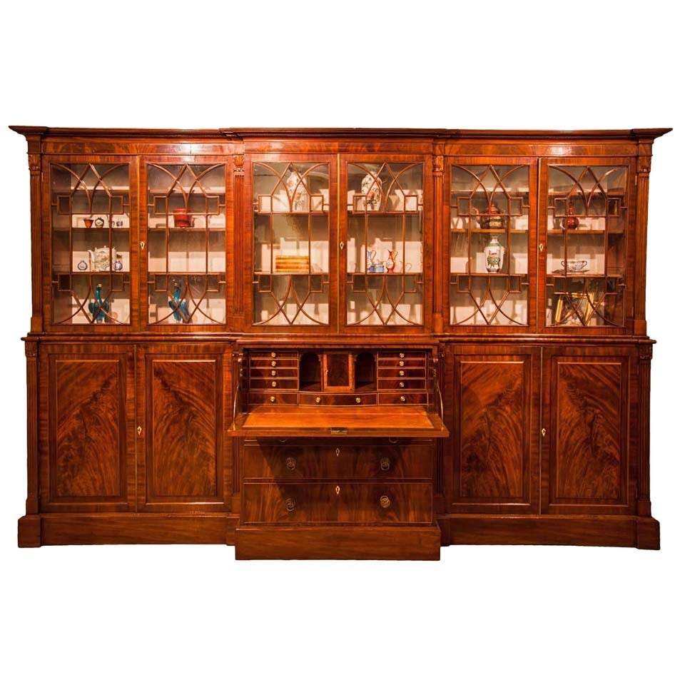 English Regency Bookcase For Sale