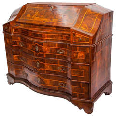 Veronese Veneered Walnut Louis XIV Ribalta
