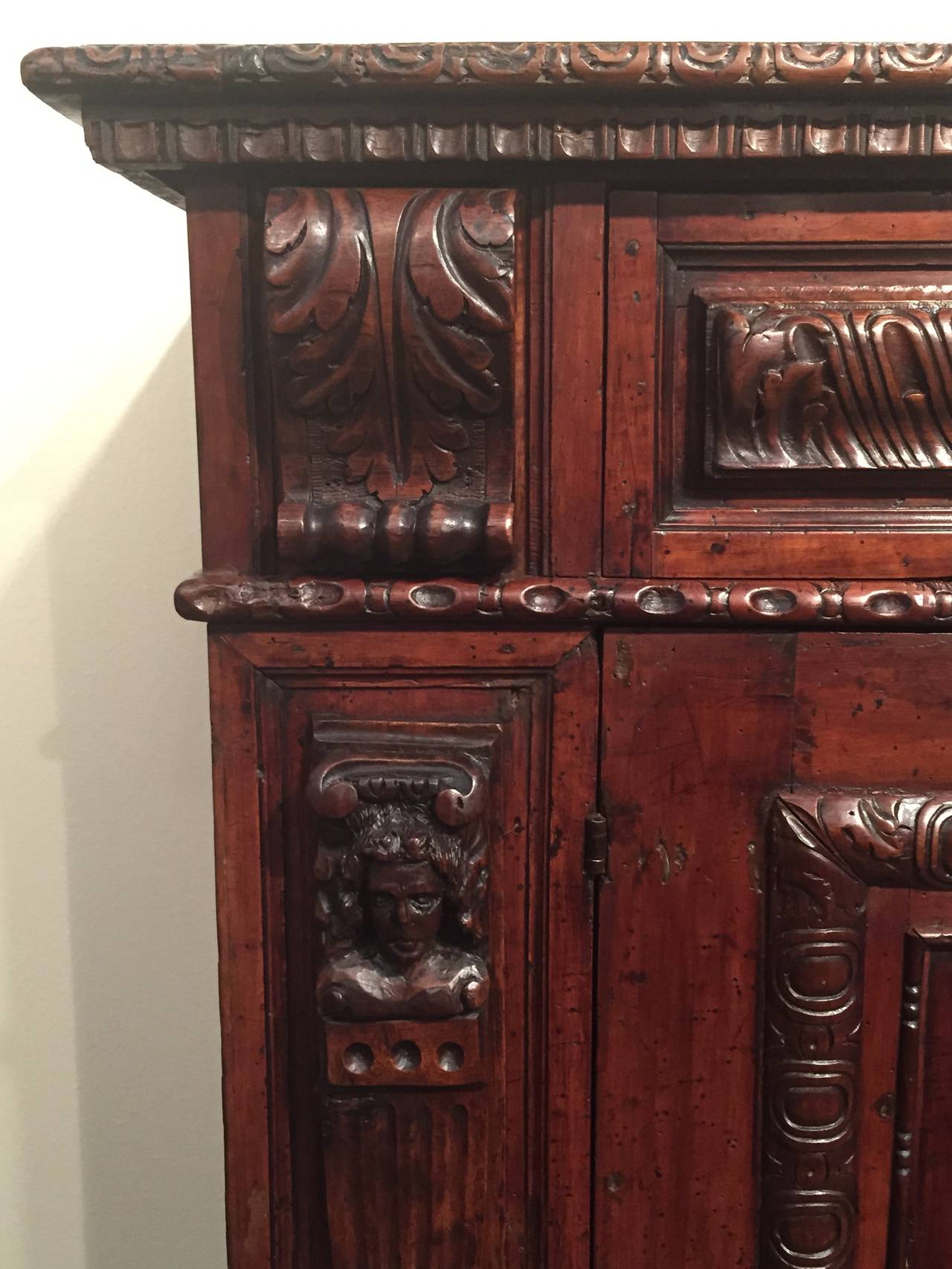 Italian 17th Century Credenza from Italy For Sale