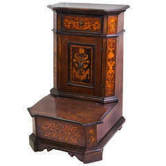 Inlaid Lombard Louis XIV Faldstool