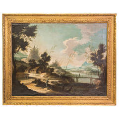 18th Century Italian (Venetian) Oil on Canvas Painting