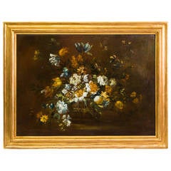 End of the 18th Century Italian Oil on Canvas Painting