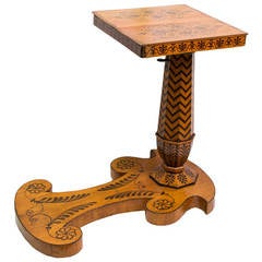 Used 19th Century Inlaid Rest Table from Lucca