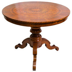 19th Century Inlaid "Sorrentino" Table