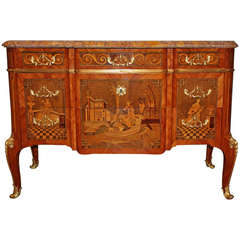 Antique Louis XV - Louis XVI Transitional Commode