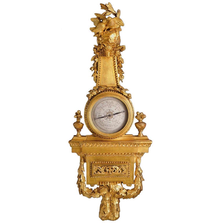 Barometer, "aux Colombes" For Sale