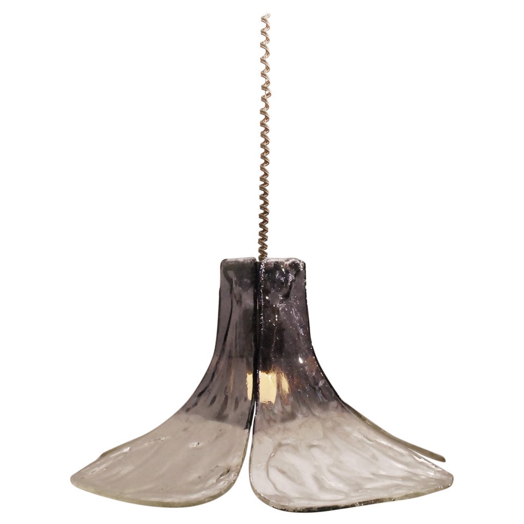 Flower Petal Chandelier from Carlo Nason for Mazzegga (incl Delivery) For Sale
