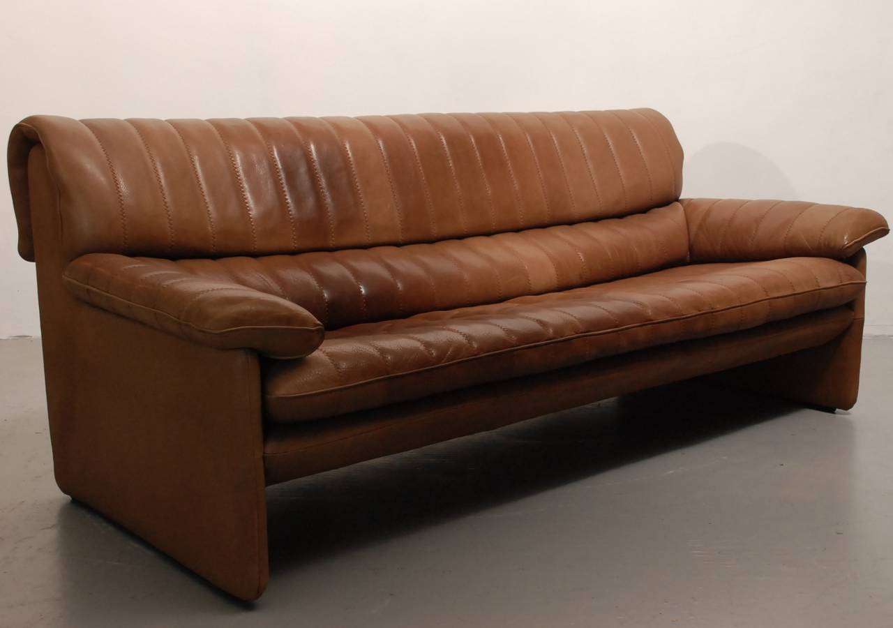 Swiss De Sede DS-85 in Brown Bull-Leather For Sale