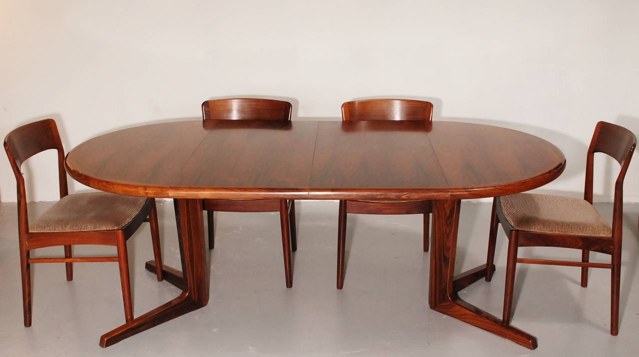 Four Kai Kristiansen Chairs in Palisander In Excellent Condition For Sale In Rotterdam, NL