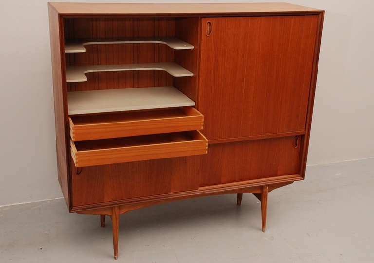 Cabinet Paola with Bar from Oswald Vermaercke In Good Condition In Rotterdam, NL