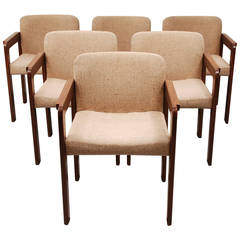 Mid-Century Kembo set of Upholstered Chairs