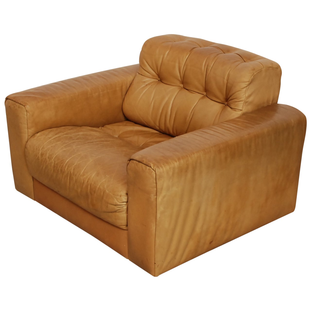De Sede DS40 Club Chair in Soft Cognac Leather (incl delivery US) For Sale