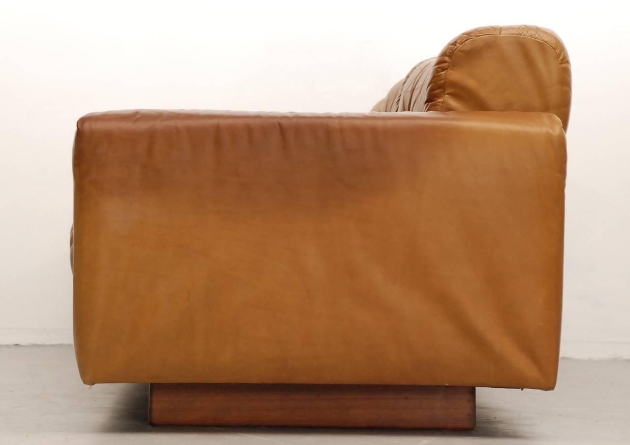 Foam De Sede DS40 Three-Seat Sofa in Natural Leather (incl delivery US)