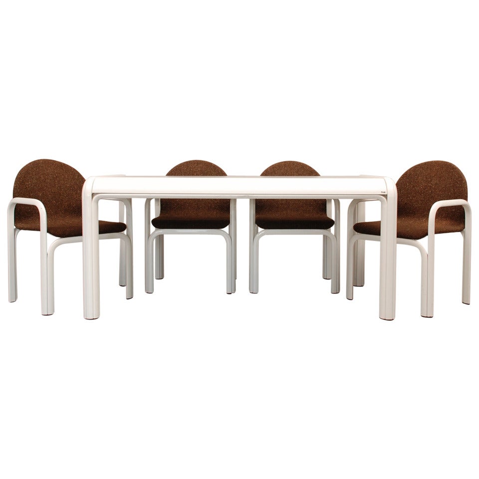 Superb Dining Set by Gae Aulenti