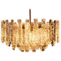 Superb Kalmar Chandelier with Ice Glass, 36 Pieces