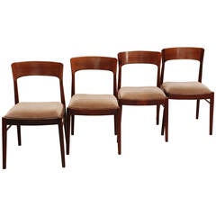 Four Kai Kristiansen Chairs in Palisander