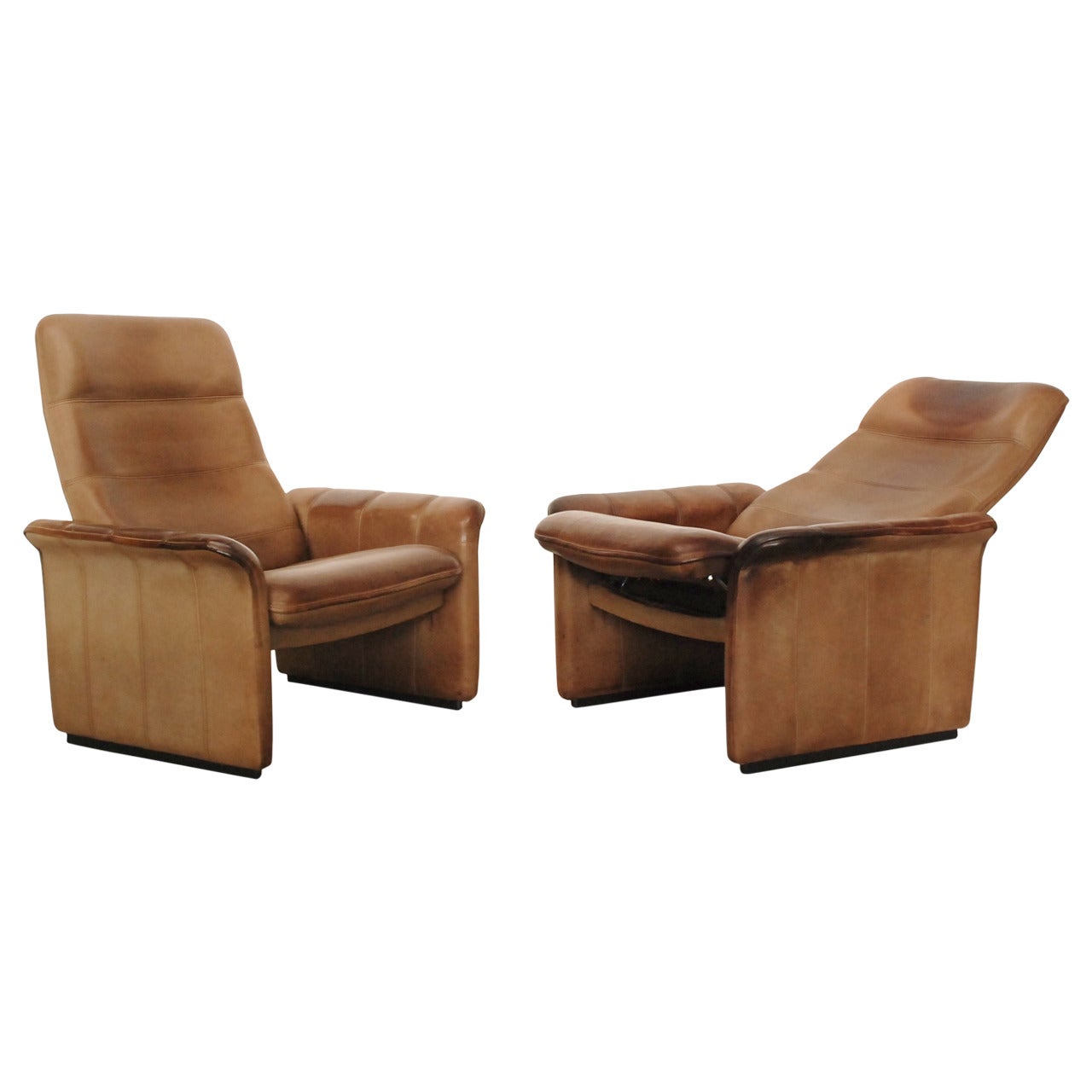 De Sede Adjustable Lounge Chair in Buffalo Leather (incl delivery US) For Sale