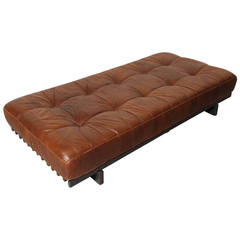 De Sede Daybed DS 80 in Natural Brown Leather