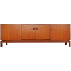 Vintage Dutch cabinet/credenza in teak from Mahjongg