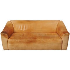 Vintage De Sede in Natural Buffalo Leather with Patin