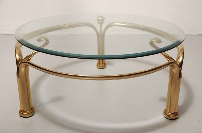 Table basse italienne unique de design Art déco moderne
