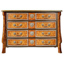 17th Century Louis XIV Marquetry Commode Inspired by Jean Bérain