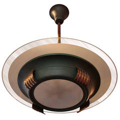 French Art Deco period ceiling lamp