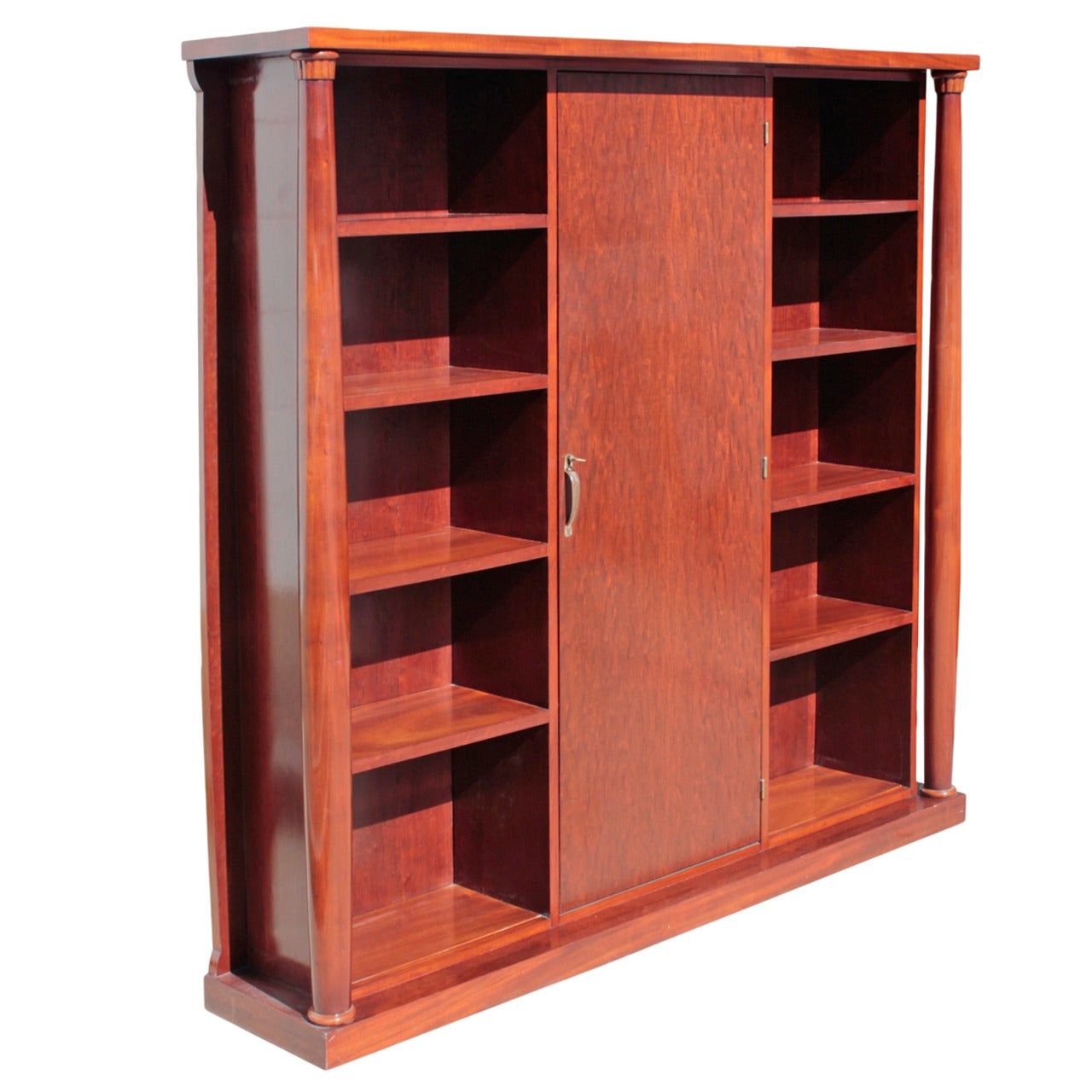 Exhibited French Art Deco Bookcase by Charlotte Chauchet-Guillere For Sale