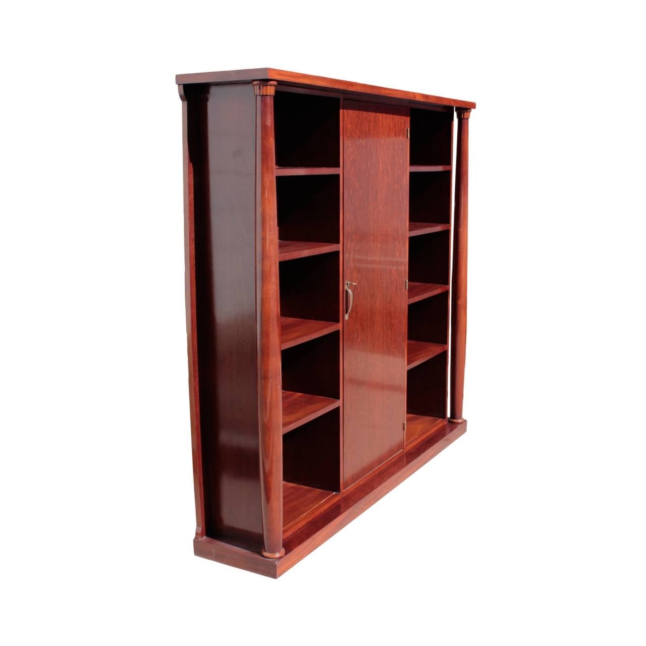 Exhibited French Art Deco Bookcase by Charlotte Chauchet-Guillere In Excellent Condition For Sale In Hudson, NY