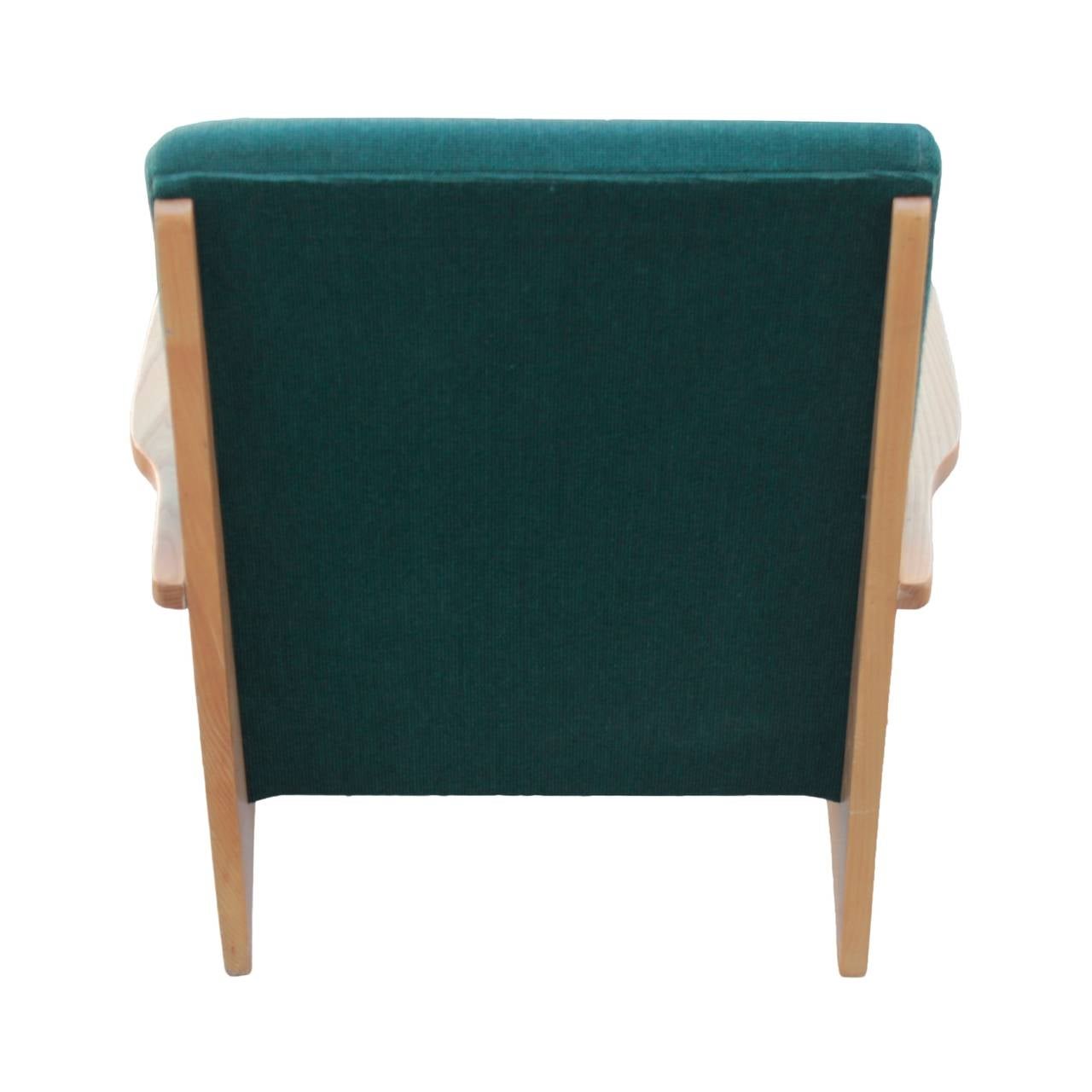 Mid-Century Modern Single French Art Moderne Armchair For Sale