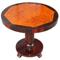 Swedish Art Deco round side table