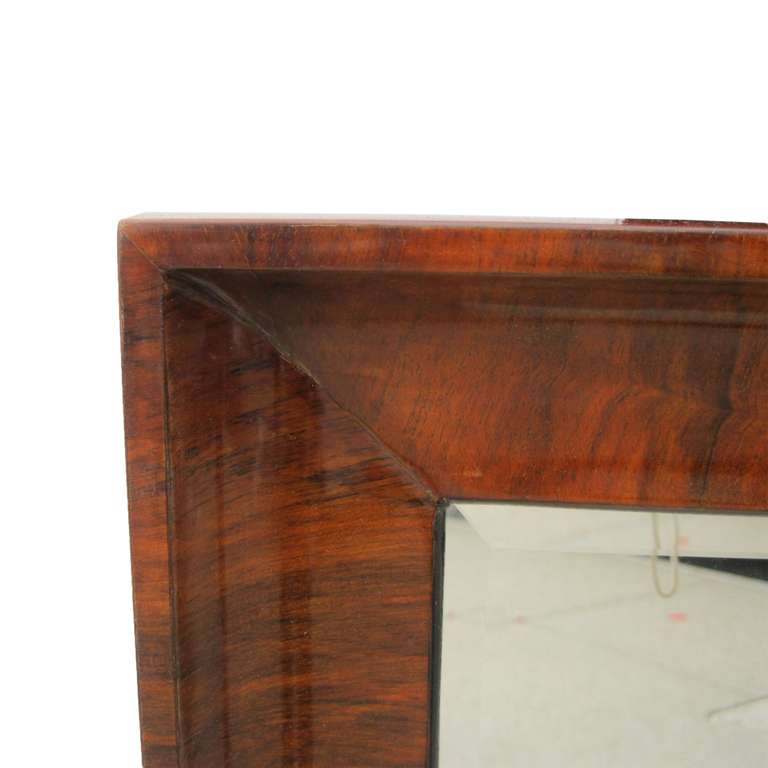 Austrian Biedermeier period rectangular wall mirror In Excellent Condition For Sale In Hudson, NY