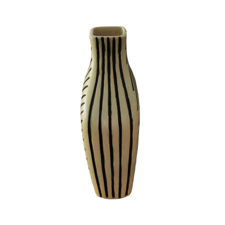 Mid-Century Modern Italian classical antiquity inspired ceramic vase by Richard-Ginori