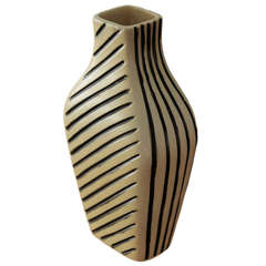 Italian classical antiquity inspired ceramic vase by Richard-Ginori