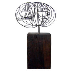 Richard Takao Okuda Wire Orb Sculpture