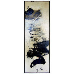 Masatoyo Kishi Abstract Expressionist Oil Painting