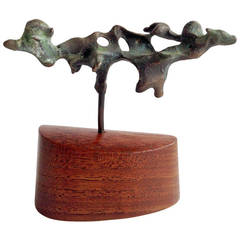 Jack Boyd Abstract Modernist Bronze Sculpture