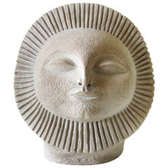 Paul Bellardo for Austin Sun Face Sculpture
